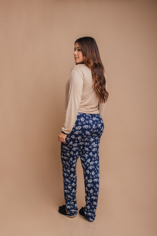 Pijama Feminino Longo - Malha Suede