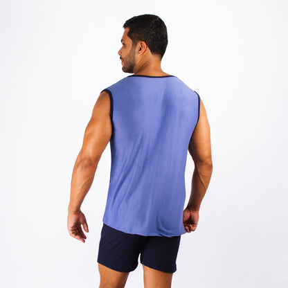 Pijama Masculino Regata - Malha Suede