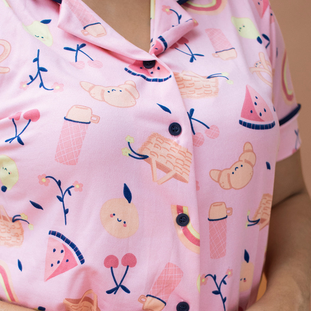 Pijama Americano Manga Curta - NÃO TEM TROCA