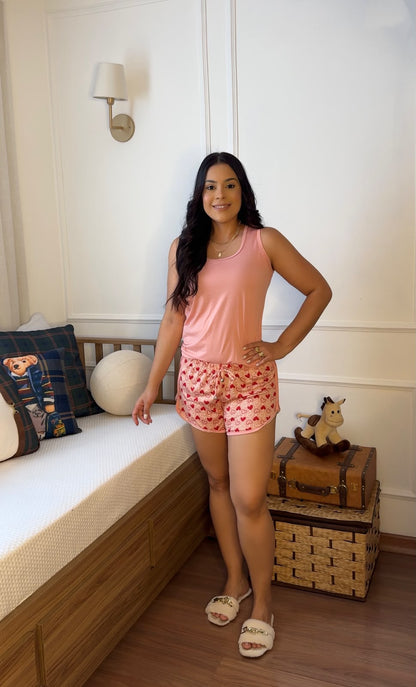 Pijama Redondo - malha Suede