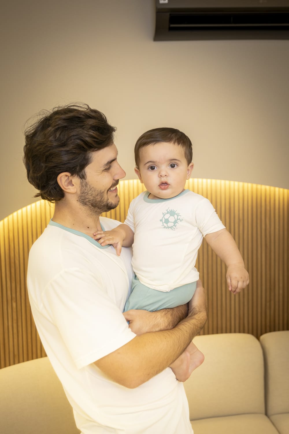 Pijama Manga com short infantil- masculino