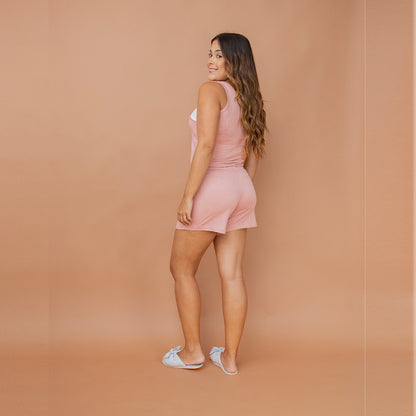 Pijama Tradicional 2 cores - Malha Suede