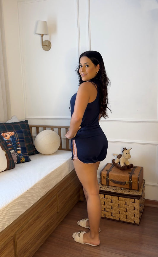 Pijama Redondo- malha suede