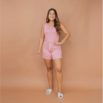 Pijama Tradicional- Malha Suede