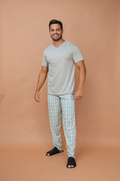 Pijama Masculino Meia Estação