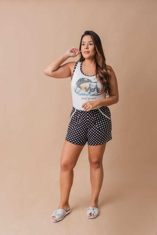 Pijama Nadador com short de bolso