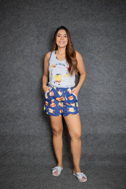 Pijama Nadador com short de bolso NÃO TEM TROCA