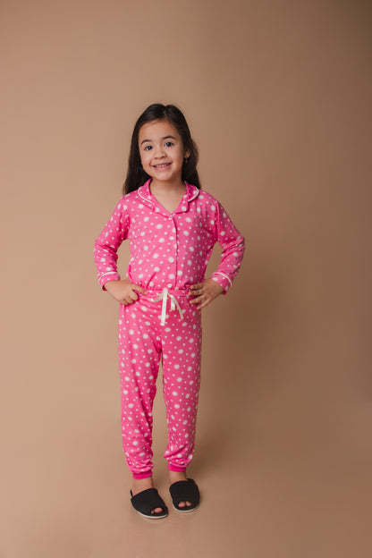 Pijama Infantil Longo Americano - Malha Suede