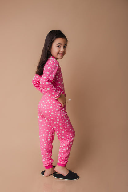 Pijama Infantil Longo Americano - Malha Suede