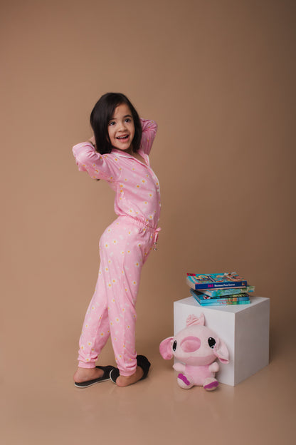 Pijama Infantil Longo Americano - Malha Suede