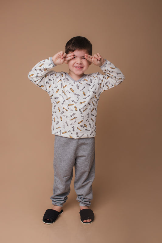 Pijama Infantil Flanelado
