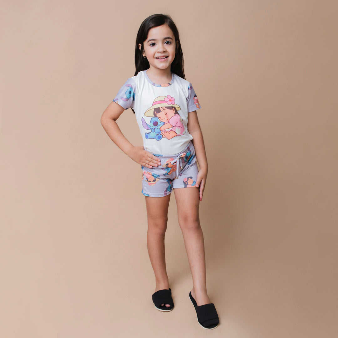 Pijama Infantil Manga com Short