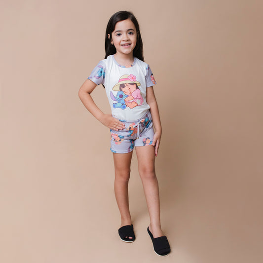 Pijama Infantil Manga com Short