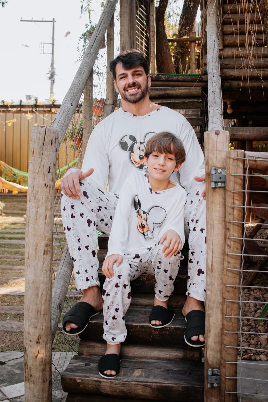 Pijama Masculino Longo Malha Suede