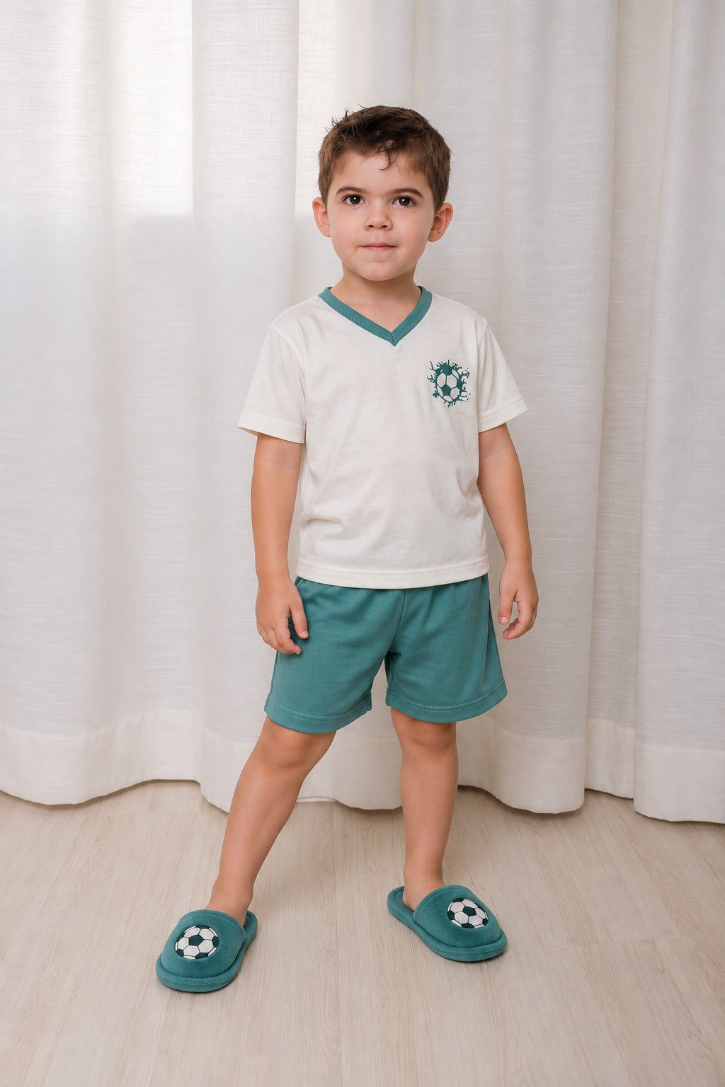 Pijama Manga com short infantil- masculino