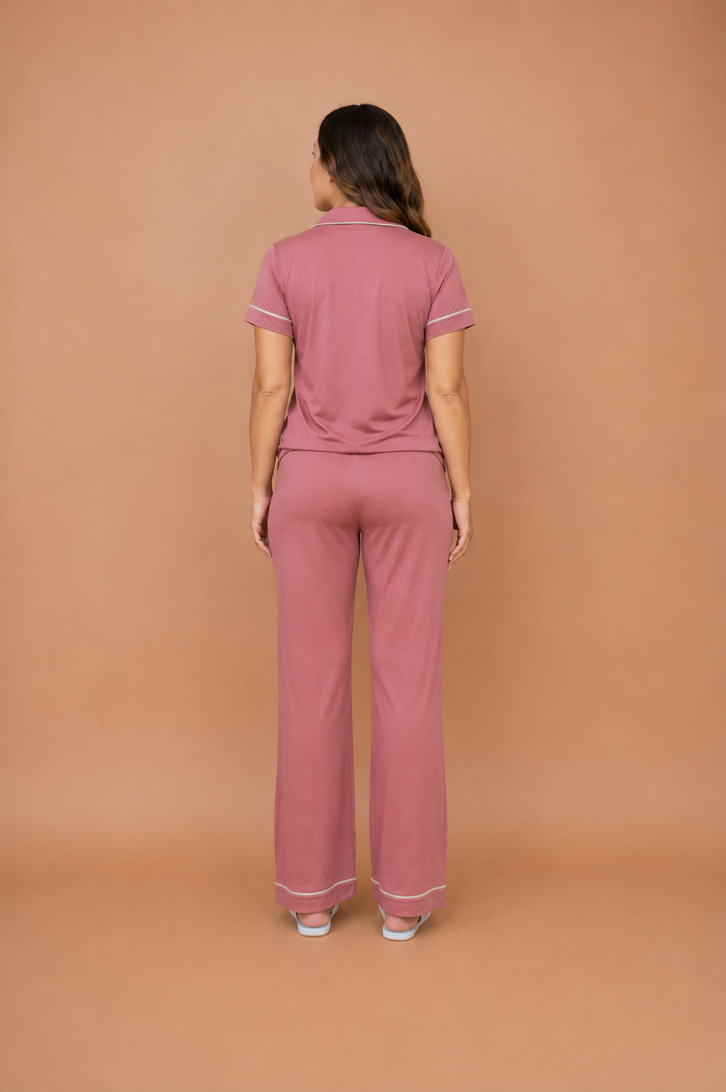 Pijama Americano Meia Estação - Malha Suede