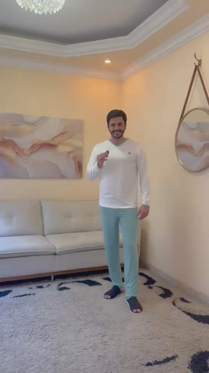 Pijama Masculino Longo Malha Suede