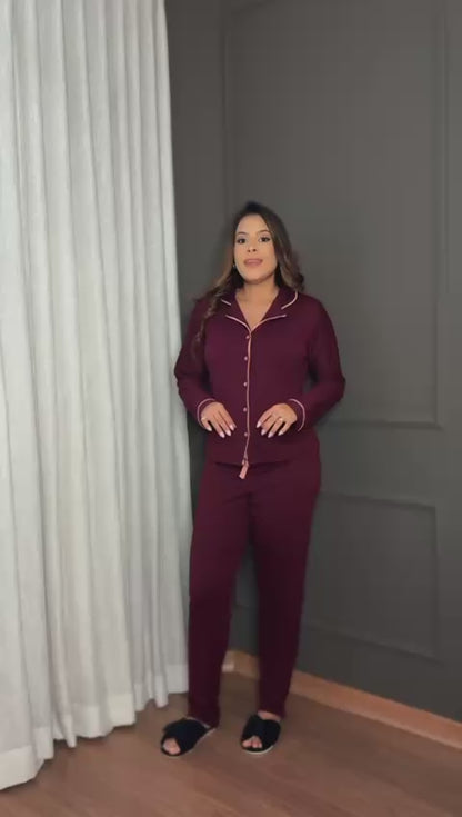 Pijama Americano Longo